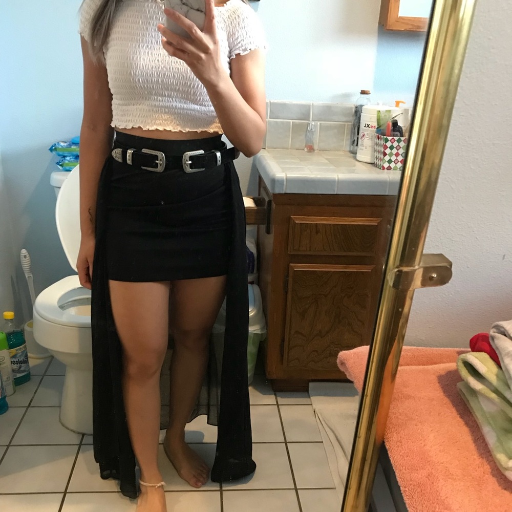 Sheer Maxi Skirt